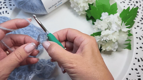 Video CROCHETING FLOWER EDGING