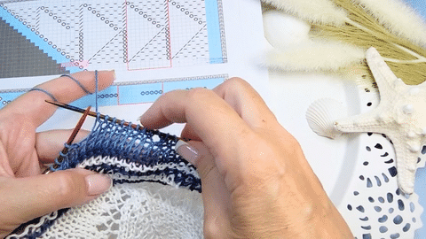 Istruzioni  per il lavoro a maglia WIND + WAVES