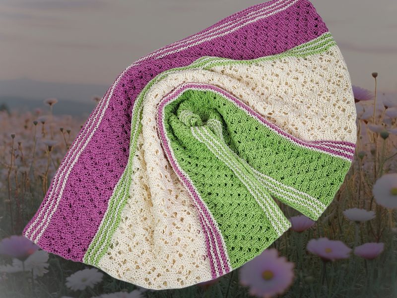 Strickanleitung DOTTING THE FLOWERS