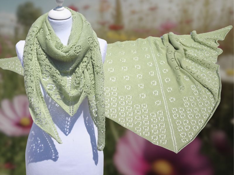 Strickanleitung FLOWERS + LIME