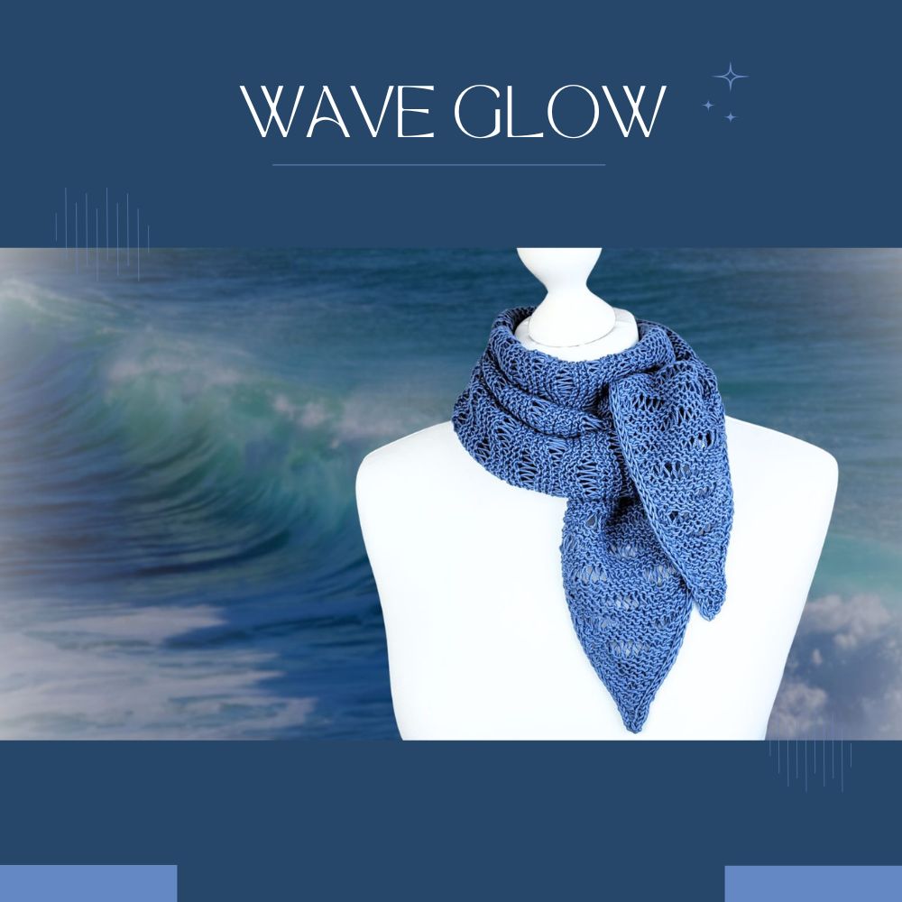 Knitting pattern WAVE GLOW