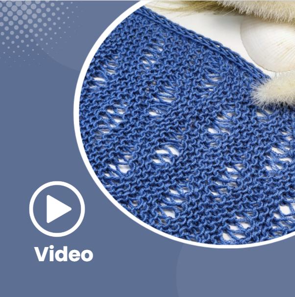 Knitting pattern WAVE GLOW