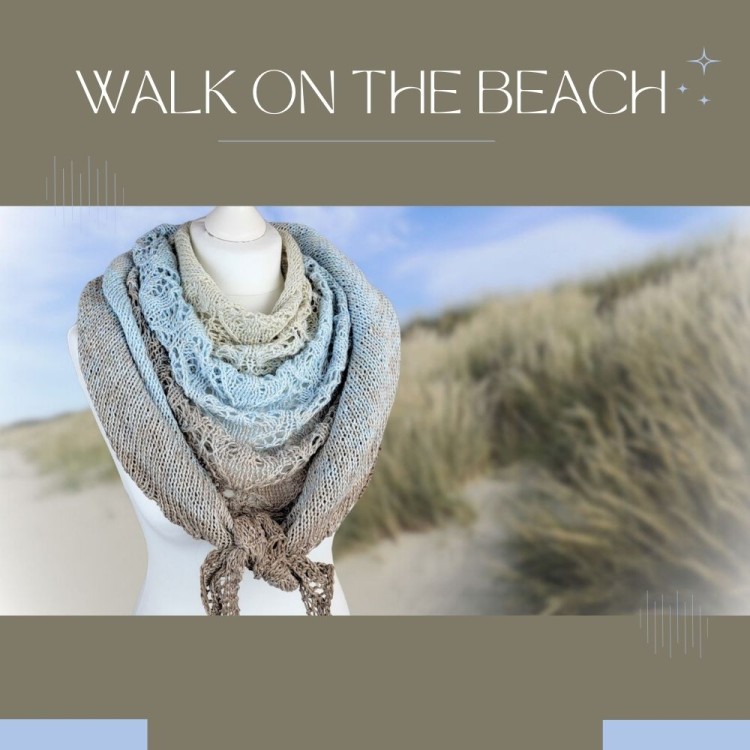 Instrucciones para hacer punto WALK ON THE BEACH