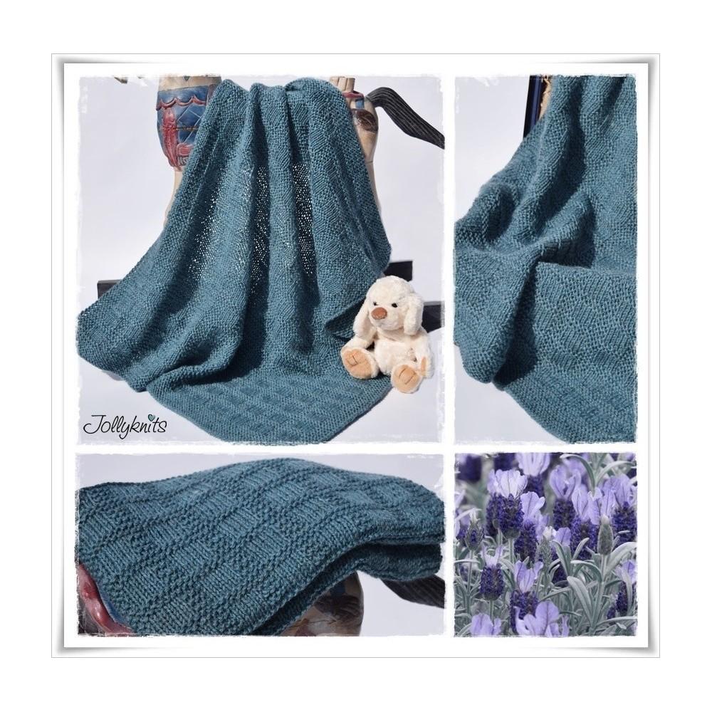 Knitting Pattern Baby blanket SANJA