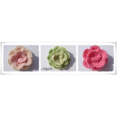 Crochet Pattern Flowers ROSIES