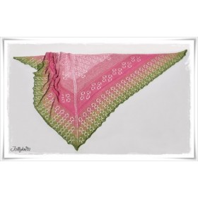 Knitting Pattern Lace Shawl TULIP