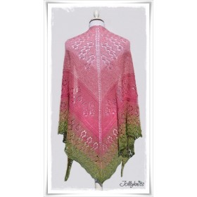 Knitting Pattern Lace Shawl TULIP
