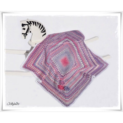 Crochet Pattern Baby blanket CLOUD 8