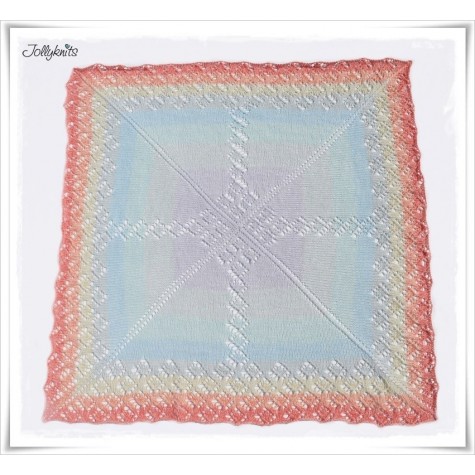 Knitting Pattern Baby Blanket LITTLE UNICORN