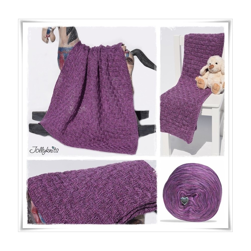Knitting Pattern Baby Blanket MY VIOLYN