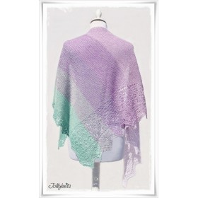 Knitting Pattern Lace Shawl SPRING BREAK