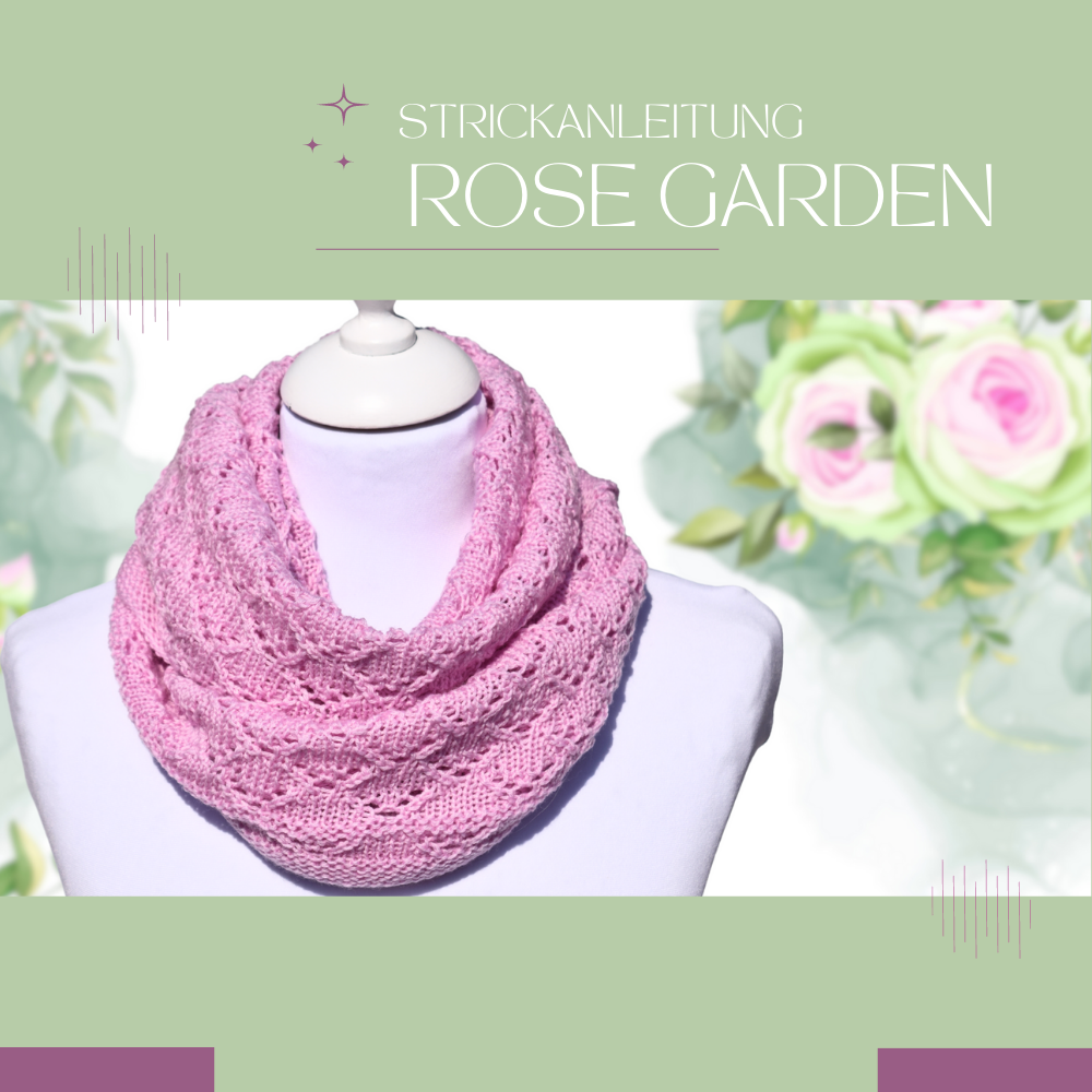 Knitting Pattern ROSE GARDEN