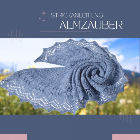 Knitting Pattern Lace Shawl ALMZAUBER