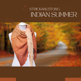 Knitting Pattern Lace Shawl INDIAN SUMMER