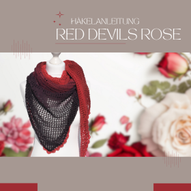 Crochet Pattern RED DEVILS ROSE