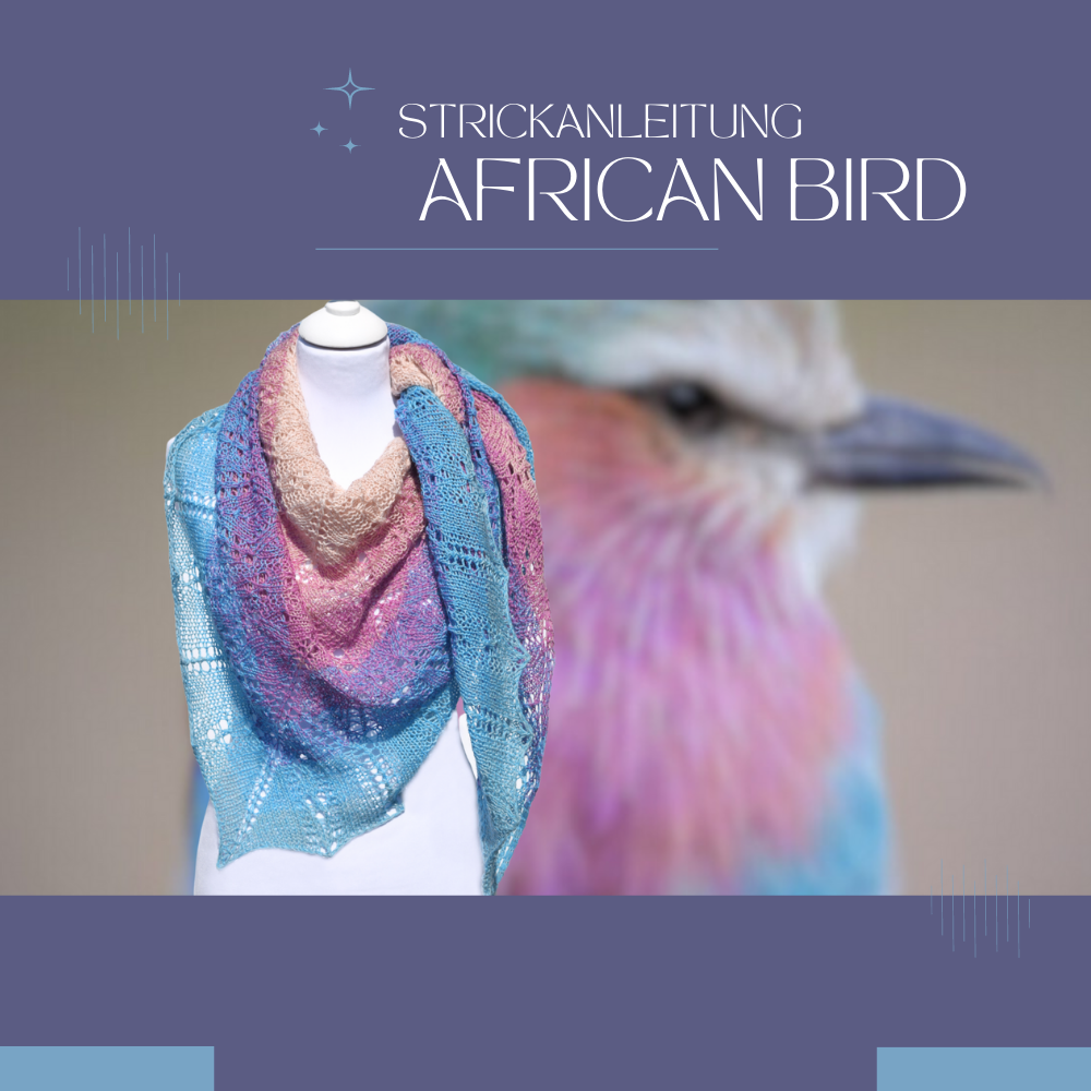 Knitting Pattern AFRICAN BIRD