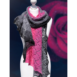 Knitting Pattern BLACK ROSE