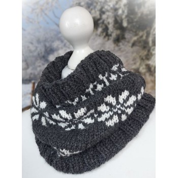 Knitting Pattern Set cowl and hat NORDIC