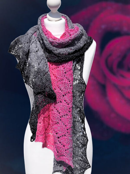 Strickanleitung BLACK ROSE