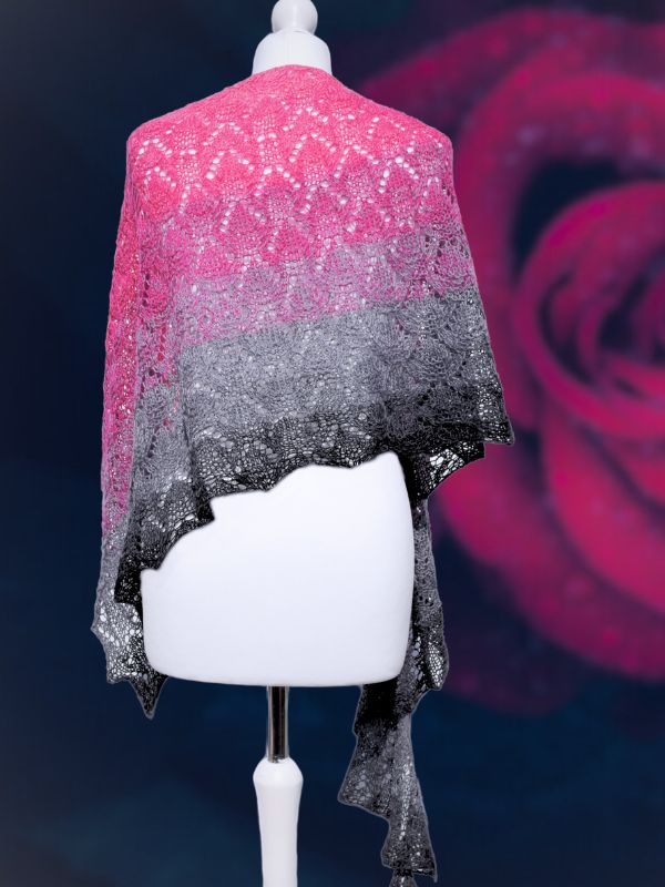 Strickanleitung BLACK ROSE