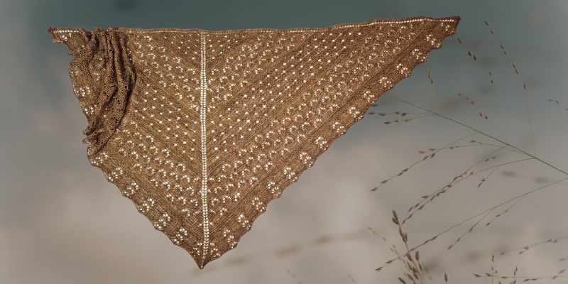 Strickanleitung CHESTNUT TRIA - Herbstlicher Dreieckschal, Musterdetails