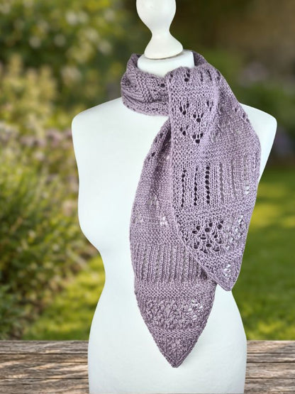 Knitting pattern LAVENDER GLOW
