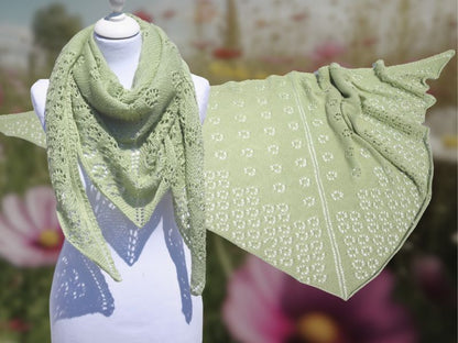 Strickanleitung FLOWERS + LIME