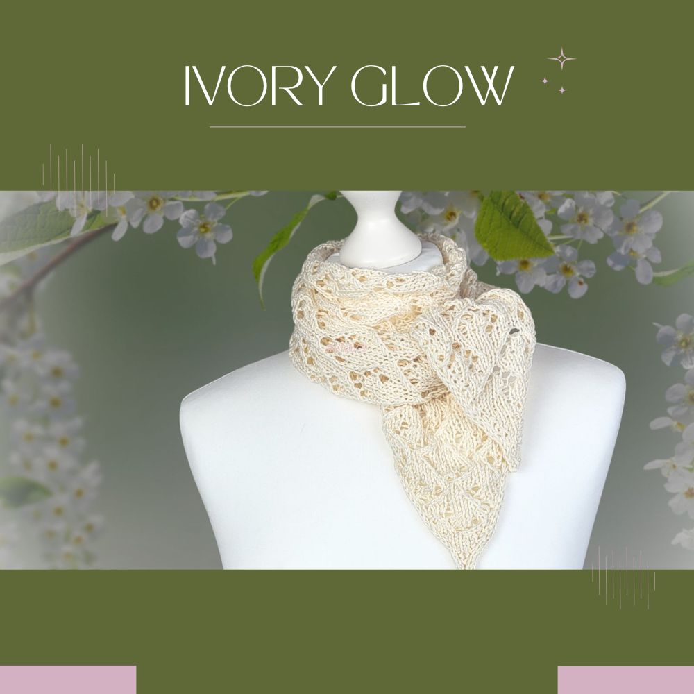 Knitting pattern IVORY GLOW