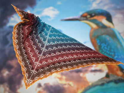 Knitting pattern KINGFISHER