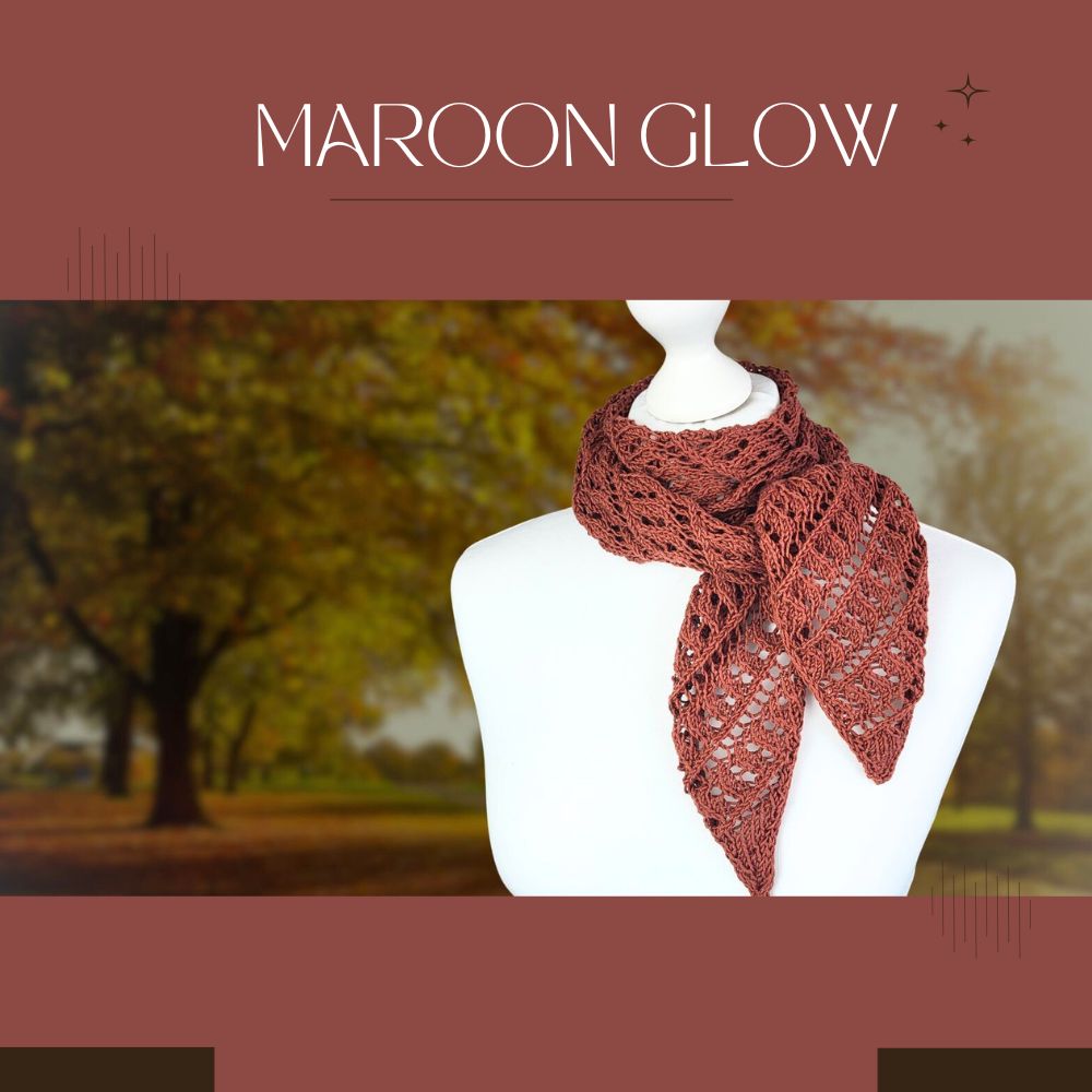 Strickanleitung MAROON GLOW