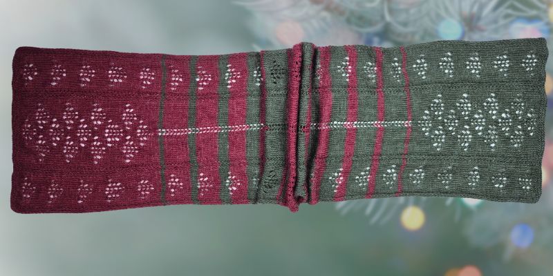 Strickanleitung MYSTERY KNITMAS KAL – Advents-Schal, Musterdetails