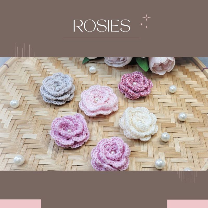 Instructions au crochet ROSIES