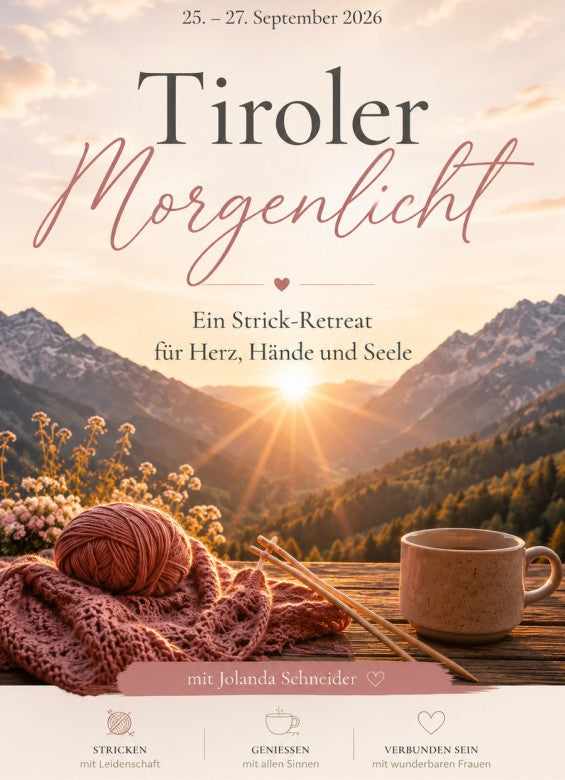 Knitting Event – Tiroler Morgenlicht 25–27 September 2026